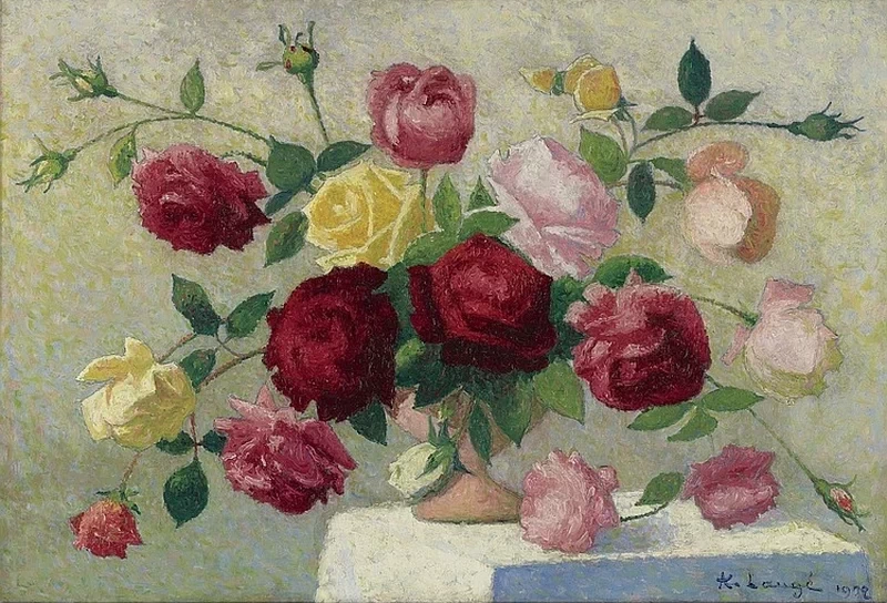 Natura morta con rose
